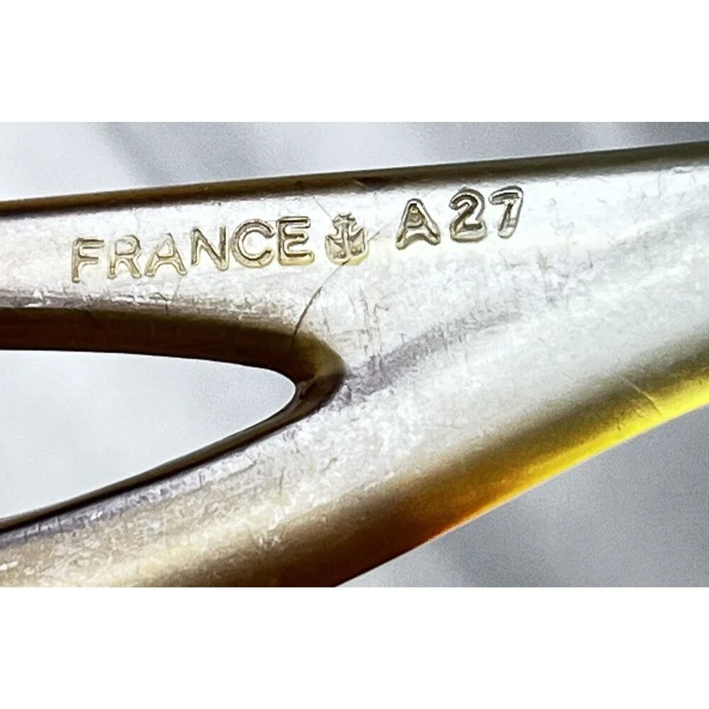 Vintage Ted Lapidus Paris Sunglasses Oversized 1970s Fames Made in France Iconic